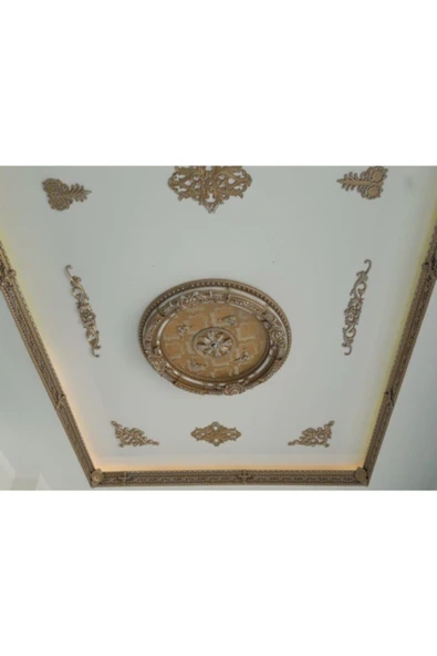 DECOZZA Dekoratif Beyaz 4'lu Motif Paketi - Resim 3