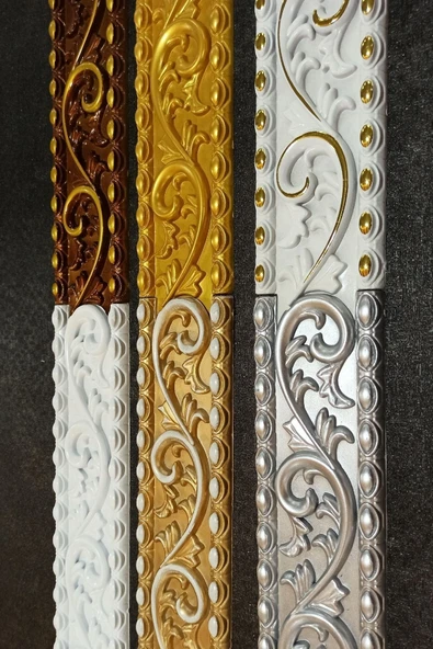 Decomarket Decogold Gümüş Saray Tavan Bordür 8,5*102,5 Cm - Resim 4