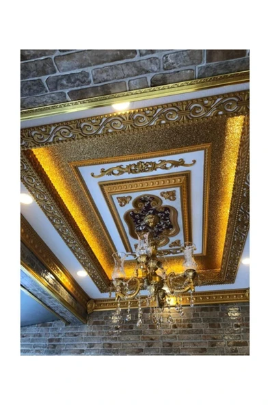 Decomarket Süper Set 4'lü Motif 10*65 Cm Altın Rengi - Resim 3