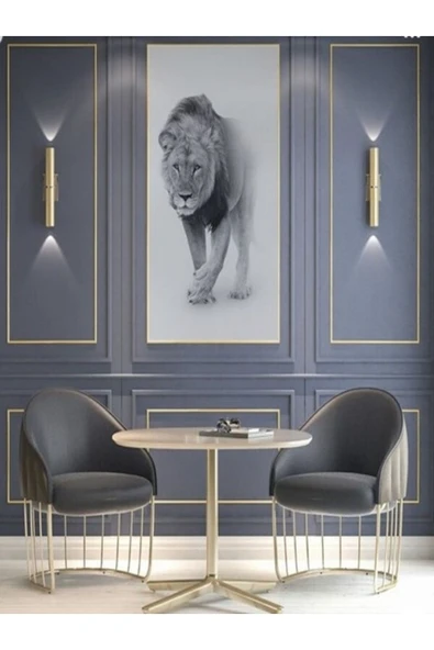 MİVA KONSEPT ALTIN (GOLD) RENK DEKORATİF POLİİÜRETAN DUVAR ÇITASI ( 1 BOY :240 CM EN :2.5 CM) - Resim 4