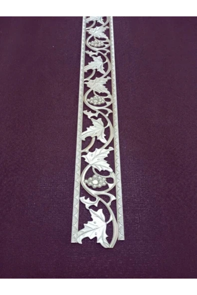 MİVA KONSEPT Poliüretan Dekoratif Saray Duvar&Tavan Çıta Bordürü -Gümüş (EN:10 CM-BOY:100 CM)-Duvar Süsü ürün görseli 1