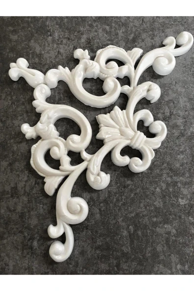 Decomarket Dekoratif Boyanabilir Duvar Çıtası Köşe Motifi - Resim 2