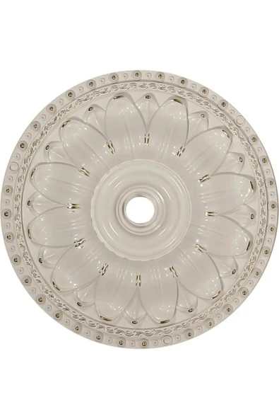 MİVA KONSEPT 40X40 CM OVAL DEKORATİF AVİZE GÖBEĞİ ürün görseli 1