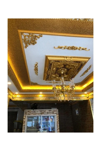 Decomarket Süper Set 4'lü Motif 10*65 Cm Altın Rengi - Resim 6