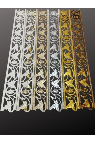 MİVA KONSEPT Poliüretan Dekoratif Saray Duvar&Tavan Çıta Bordürü -Bronz (EN:10 CM-BOY:100 CM)-Duvar Süsü - Resim 3