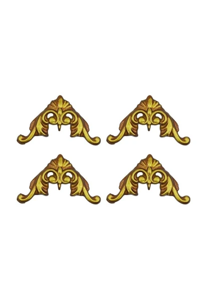 DECOZZA Dekoratif Kahve Eskitme 4'lu Motif Paketi ürün görseli 1