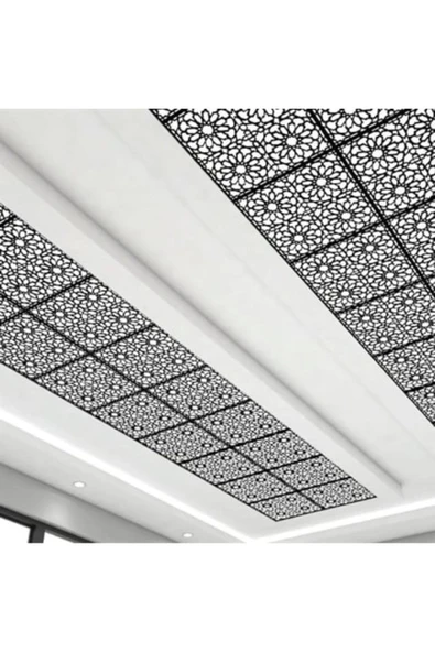 MİVA KONSEPT 60x60 Cm Asma Tavan Uyumlu Led Döşenebilir- Tavan Paneli-siyah Renk - Resim 3