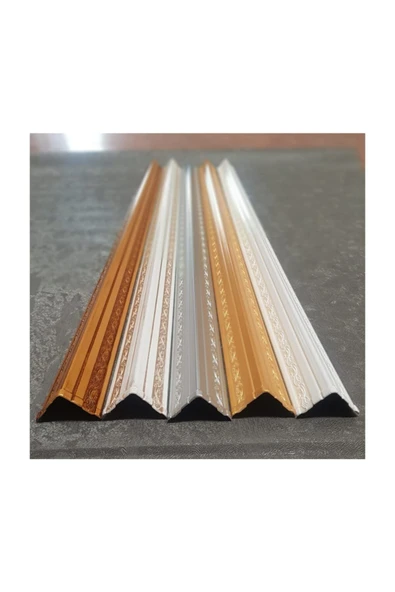 Decomarket Decogold Yeni 4*100 Cm Köşe Profili Çıtası Bronz - Resim 6