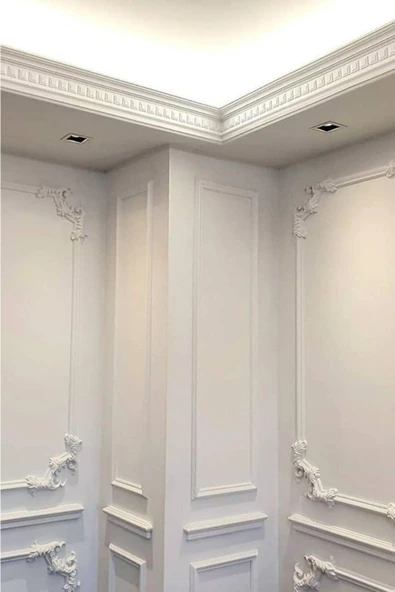 DECOZZA Bronz 4 Çıta Uyumlu Dekoratif Köşe Motifi - Resim 2