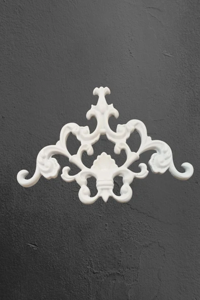 MİVA KONSEPT Dekoratif Poliüretan Tavan-Duvar-Kapı-Mobilya Köşe Motifi (27X18 CM) ürün görseli 1