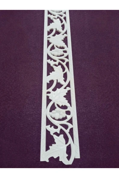 MİVA KONSEPT Poliüretan Dekoratif Saray Duvar&Tavan Çıta Bordürü -Beyaz (EN:10 CM-BOY:100 CM)-Duvar Süsü ürün görseli 1