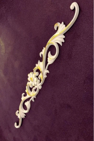 MİVA KONSEPT DEKORATİF POLİÜRETAN TAVAN-DUVAR-MOBİLYA -DEKOR-KAPI PAPATYA 4 LÜ MOTİF SET (10 CM X 65 CM) - Resim 2