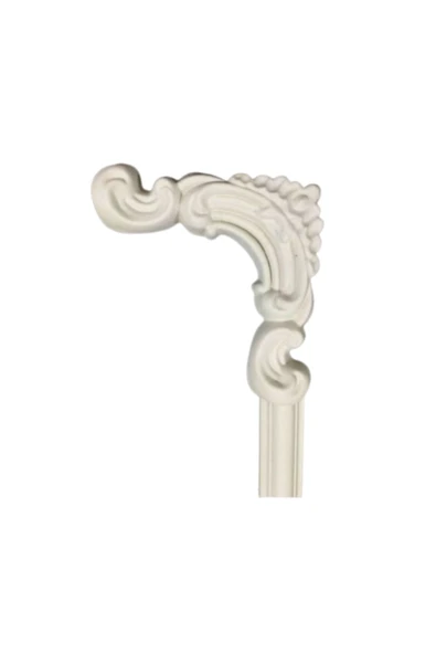 DECOGOLD Decozza Boyanabilir Çıta Köşe Motifi 2,5 Cm Çıta Uyumlu4 Lü Paket - Resim 2