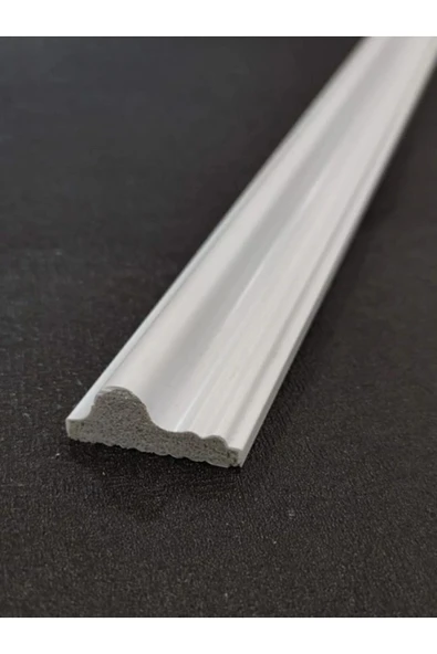 MİVA KONSEPT DEKORATİF BOYANABİLİR EĞİMLİ POLİÜRETAN DUVAR ÇITASI (EN 4 CM UZUNLUK :120 CM) ürün görseli 1