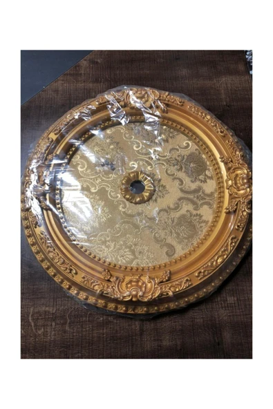 Decomarket Decogold 60 Cm Oval Altın Saray Tavan Göbek - Resim 3