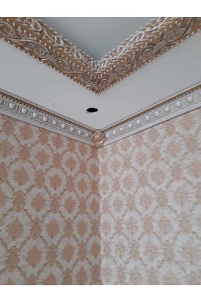 Decomarket Decogold Patina Saray Tavan Kartonpiyer 13 cm - Resim 4