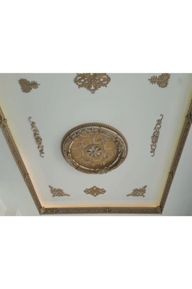 DECOZZA Dekoratif Beyaz 4'lu Motif Paketi - Resim 4