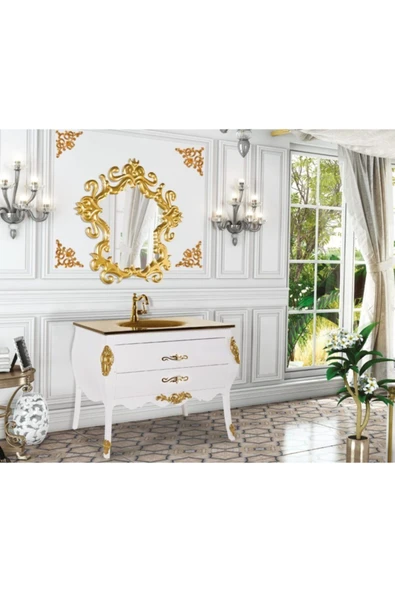 Decomarket Decogold Saray Tavan Köşe Motif 41*26 Cm Altın - Resim 3