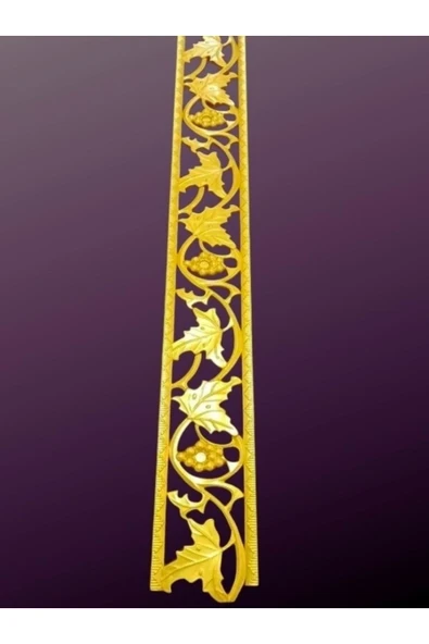 MİVA KONSEPT Poliüretan Dekoratif Saray Duvar&Tavan Çıta Bordürü - Altın Renk  (EN:10 CM-BOY:100 CM)-Duvar Süsü ürün görseli 1