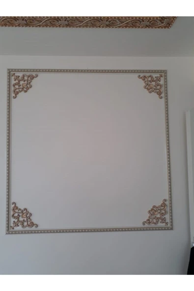 Decomarket Decogold Saray Tavan Köşe Motif 41*26 Cm Bronz - Resim 4