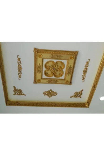 DECOZZA Dekoratif Köşe Motifi Bronz 4'lu Paket - Resim 3