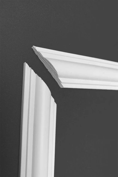 MİVA KONSEPT DEKORATİF BOYANABİLİR POLİÜRETAN DUVAR ÇITASI (EN 4 CM UZUNLUK :120 CM) - Resim 4