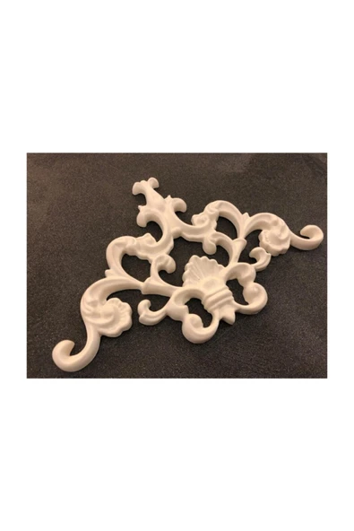 Decomarket Dekoratif Boyanabilir Duvar Çıtası Köşe Motifi 27*18 Cm - Resim 2