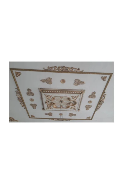 Decomarket Decogold Bronz Saray Tavan Mızrak Motif 14*21 cm - Resim 2