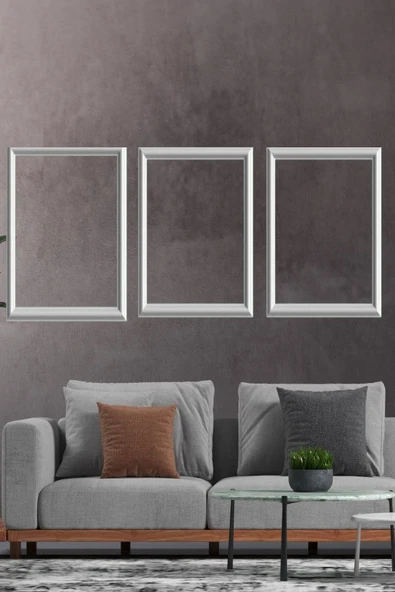 DECOZZA Dekoratif Boyanabilir Hazır Çerçeve 4 Cm ürün görseli 1