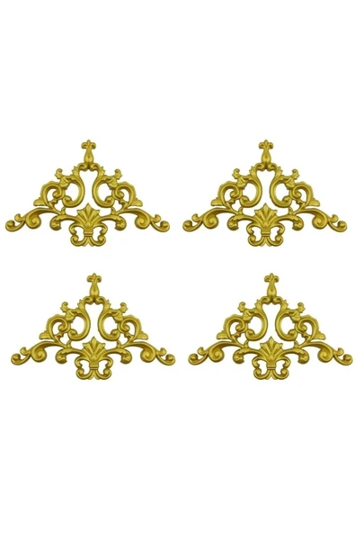 MİVA KONSEPT Dekoratif Poliüretan Tavan-Duvar-Kapı-Mobilya 4 LÜ Köşe Motifi (27X18 CM) ürün görseli 1