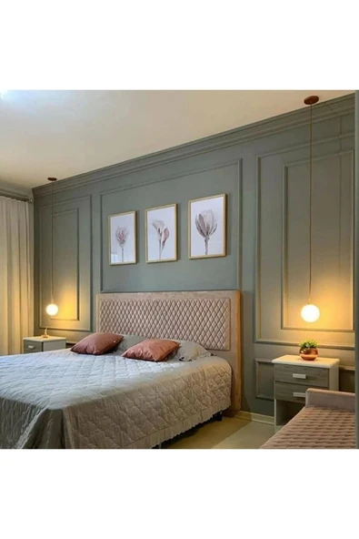 DECOZZA Boyanabilir 5 Adet Hazır Çerçeve 2,5 Cm (SET102) - Resim 2