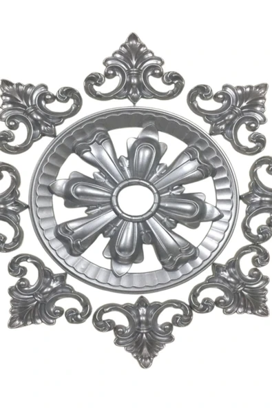 MİVA KONSEPT Saray Tavan Motif 25X25 Cm Oval Küçük Avize Göbeği - Resim 2