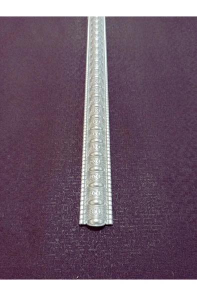 MİVA KONSEPT Poliüretan Dekoratif  Duvar&Tavan Çıta Bordürü -Gümüş Renk  (EN:4 CM-BOY:100 CM)-Duvar Süsü - Resim 2