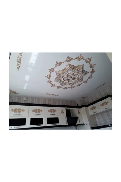 Decomarket Decogold Bronz Saray Tavan Mızrak Motif 14*21 cm - Resim 3