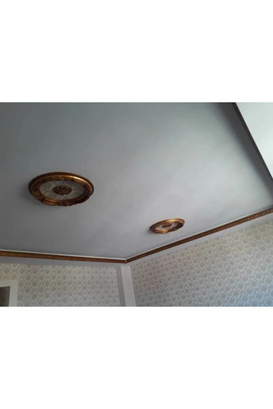 Decomarket Decogold 90 Cm Oval Kahve Eskitme Saray Tavan - 4