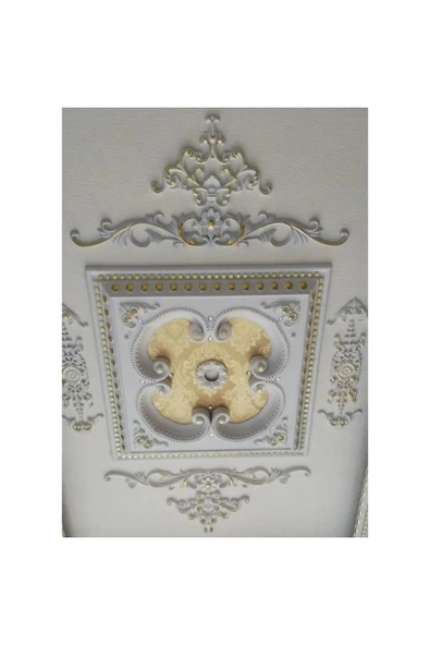 MİVA KONSEPT DEKORATİF POLİÜRETAN TAVAN-DUVAR-MOBİLYA -DEKOR-KAPI PAPATYA 4 LÜ MOTİF SET (10 CM X 65 CM) - Resim 3