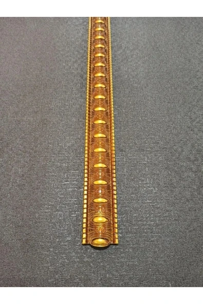 MİVA KONSEPT Poliüretan Dekoratif  Duvar&Tavan Çıta Bordürü -Kahve Eskitme Renk  (EN:4 CM-BOY:100 CM)-Duvar Süsü - Resim 2