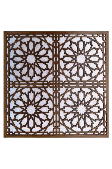 MİVA KONSEPT 60X60 CM ASMA TAVAN UYUMLU LED DÖŞENEBİLİR TAVAN PANELİ- KAHVE RENK ürün görseli 1