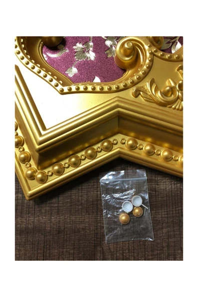 Decomarket Decogold 60 Cm Yıldız Altın Saray Tavan - Resim 3