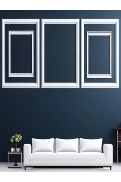 MİVA KONSEPT DEKORATİF BOYANABİLİR POLİÜRETAN DUVAR ÇITASI ( 1 ADET UZUNLUK :240 CM EN :2.5 CM)- (DUVAR SÜSLERİ) - Resim 5