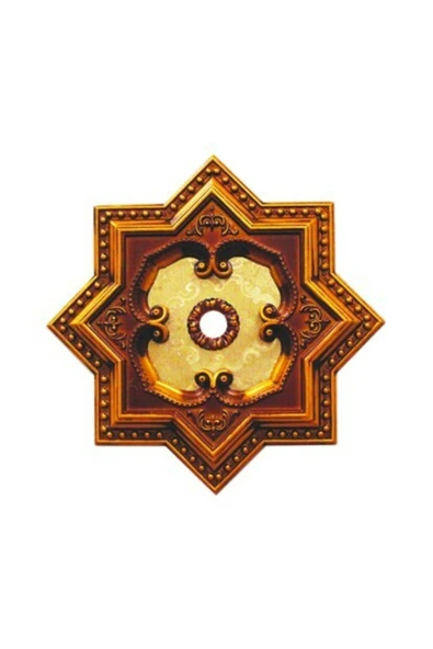 Decomarket Decogold 60 Cm Yıldız Kahve Eskitme Saray Tavan ürün görseli 1