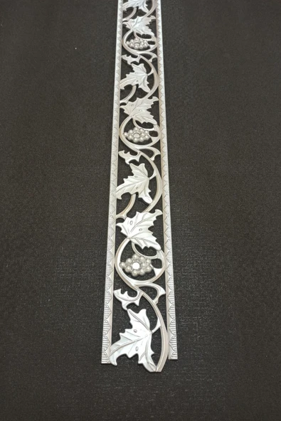 DECOGOLD Gümüş Duvar Ve Tavan Bordürü 10 Cm Eninde 100cm Uzunluğunda Dgk-14 - Resim 3
