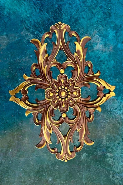 MİVA KONSEPT 37 X28 CM DEKORATİF POLİÜRETAN İŞLEMELİ TAVAN-DUVAR-MOBİLYA -DEKOR MOTİFİ ürün görseli 1