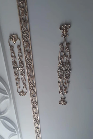 MİVA KONSEPT DEKORATİF POLİÜRETAN TAVAN-DUVAR-MOBİLYA -DEKOR-KAPI PAPATYA 4 LÜ MOTİF SET (10 CM X 65 CM) - Resim 4