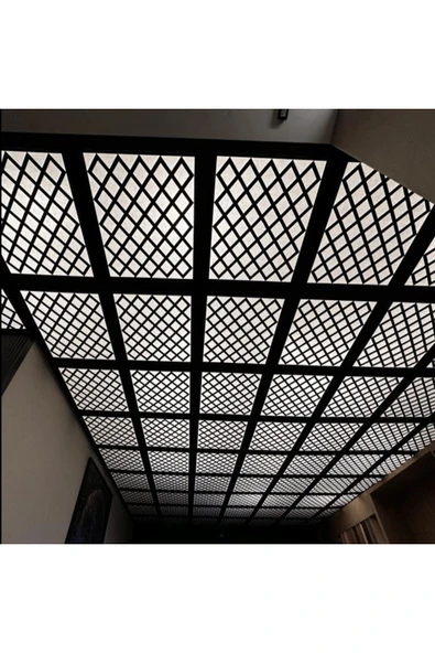 MİVA KONSEPT ASMA TAVAN UYUMLU LED DÖŞENEBİLİR  60X60 CM TAVAN PANELİ- SİYAH RENK - Resim 2