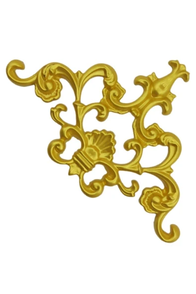 Decomarket Decogold Tavan Köşe Motif 27*18 Cm Altın - Resim 3
