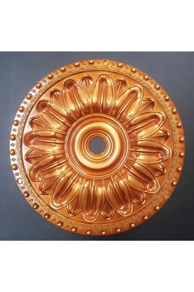 MİVA KONSEPT 40X40 CM OVAL DEKORATİF AVİZE GÖBEĞİ ürün görseli 1