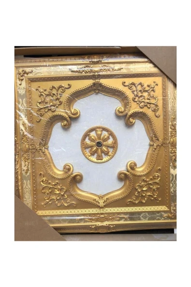 Decomarket Kare Altın Saray Tavan 120x120 cm ürün görseli 1