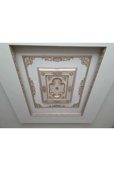 MİVA KONSEPT 41X26 CM Dekoratif Tavan-Duvar-Kapı-Mobilya Köşe Motifi 4'LÜ SET - Resim 2