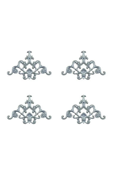 MİVA KONSEPT 41X26 CM Dekoratif Tavan-Duvar-Kapı-Mobilya Köşe Motifi 4'LÜ SET ürün görseli 1